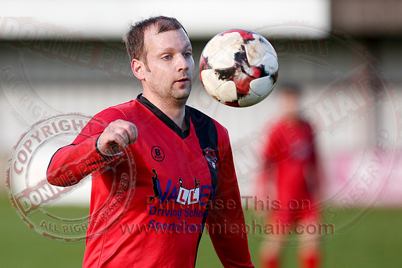 Fivemiletown United (0) V Banbridge YCOB (1) in Marshall Cup.