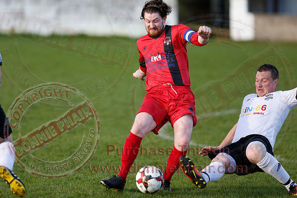 Fivemiletown United (0) V Banbridge YCOB (1) in Marshall Cup.