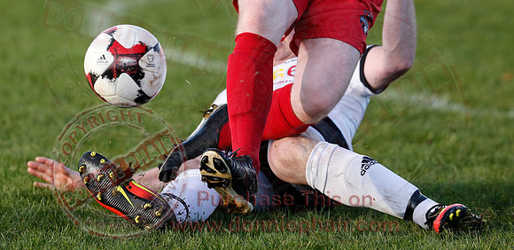 Fivemiletown United (0) V Banbridge YCOB (1) in Marshall Cup.