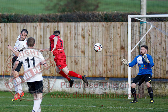 Fivemiletown United (0) V Banbridge YCOB (1) in Marshall Cup.