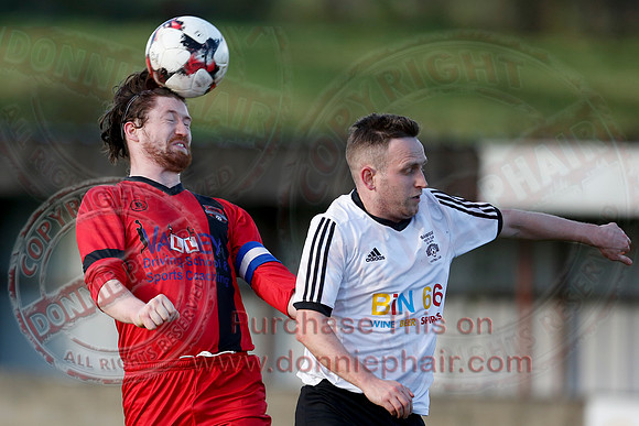 Fivemiletown United (0) V Banbridge YCOB (1) in Marshall Cup.