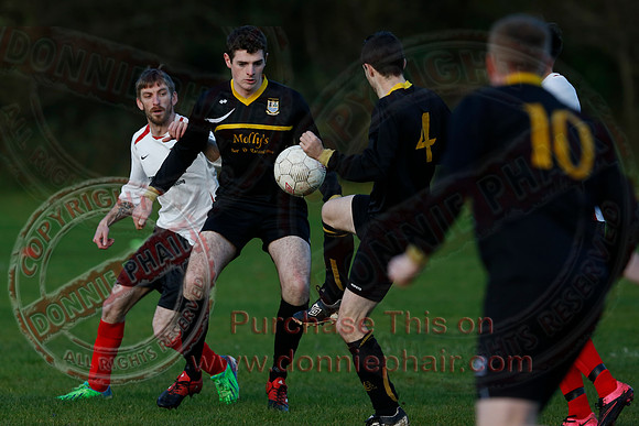 Fivemiletown United Reserves (3) V Lisnarick (9) in Fermanagh and Western Division Three.