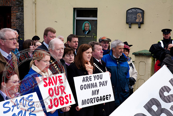 Quinn Insurance Protest in Cavan Town.