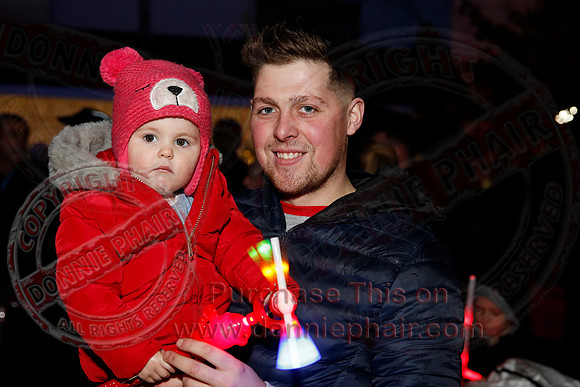 Christmas Lights in Lisnaskea.