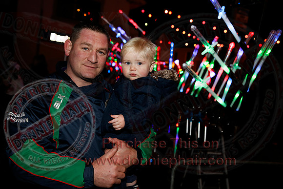 Christmas Lights in Lisnaskea.