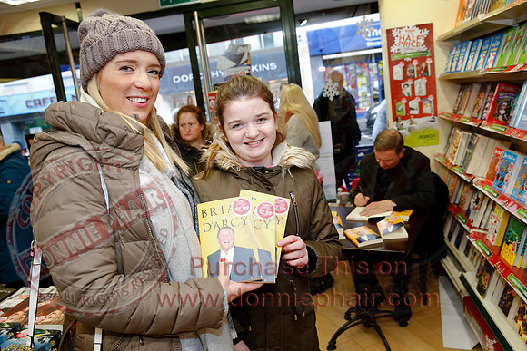 Father Brian Darcy launches his new book, Gold Collection, at Eason's, Enniskillen.