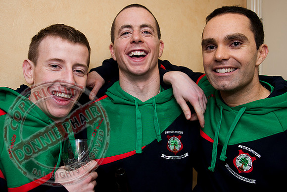 Lisnaskea Emmetts Senior GAA Football Team return home as Intermediate All-Ireland Club Champions.