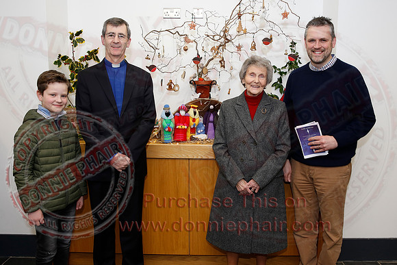 Carol singing in the Presbyterian Church Enniskillen.