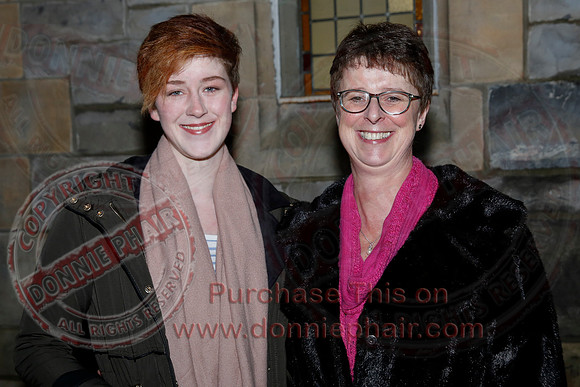 Carol singing in the Presbyterian Church Enniskillen.