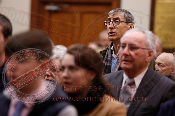 Carol singing in the Presbyterian Church Enniskillen.