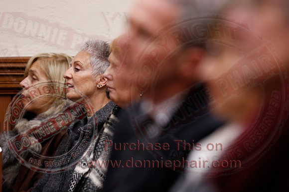 Carol singing in the Presbyterian Church Enniskillen.