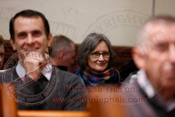 Carol singing in the Presbyterian Church Enniskillen.