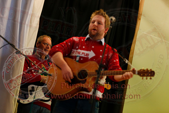 The Whsitlin' Donkeys performing at St. Kevin's College.