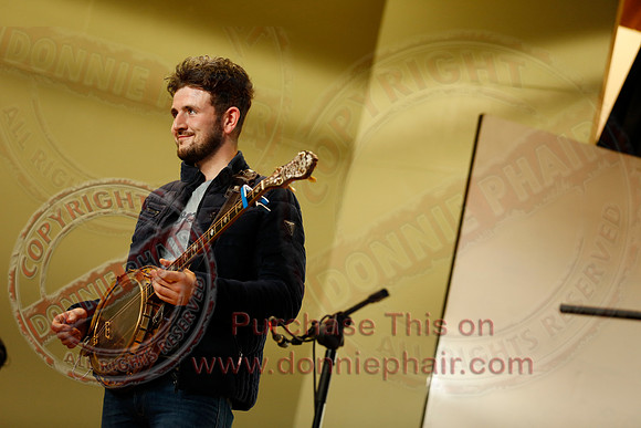 The Whsitlin' Donkeys performing at St. Kevin's College.