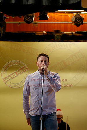 The Whsitlin' Donkeys performing at St. Kevin's College.