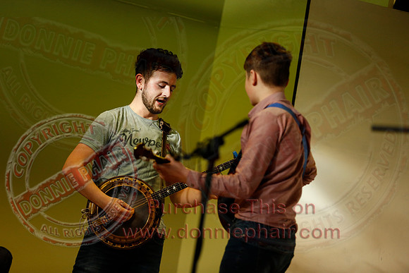 The Whsitlin' Donkeys performing at St. Kevin's College.
