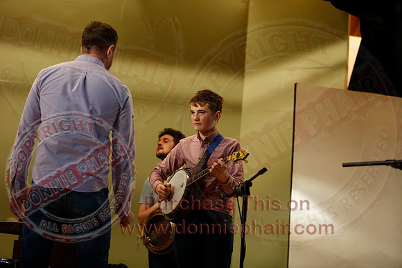The Whsitlin' Donkeys performing at St. Kevin's College.