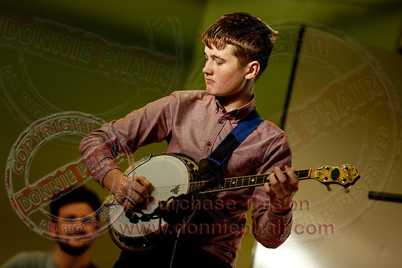 The Whsitlin' Donkeys performing at St. Kevin's College.
