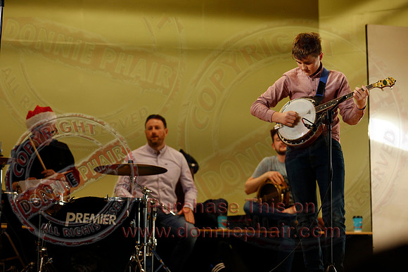 The Whsitlin' Donkeys performing at St. Kevin's College.