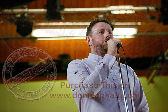 The Whsitlin' Donkeys performing at St. Kevin's College.
