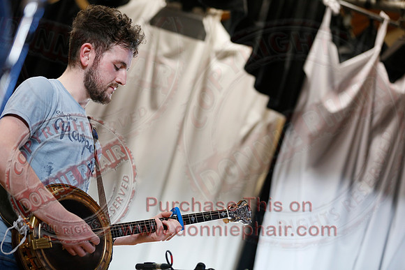 The Whsitlin' Donkeys performing at St. Kevin's College.