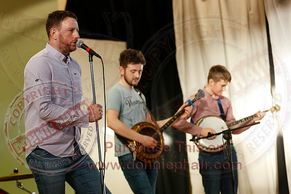 The Whsitlin' Donkeys performing at St. Kevin's College.