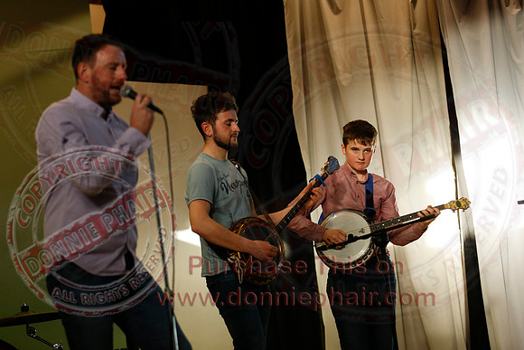 The Whsitlin' Donkeys performing at St. Kevin's College.