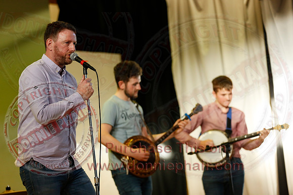 The Whsitlin' Donkeys performing at St. Kevin's College.
