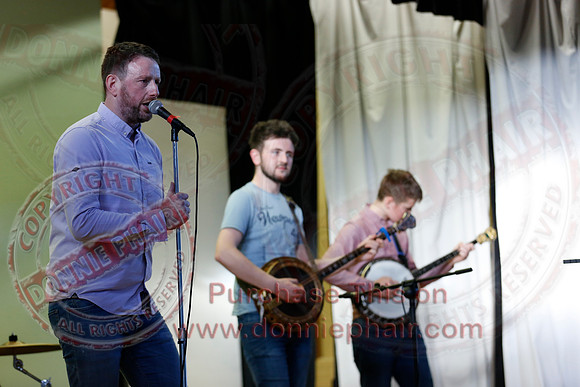 The Whsitlin' Donkeys performing at St. Kevin's College.