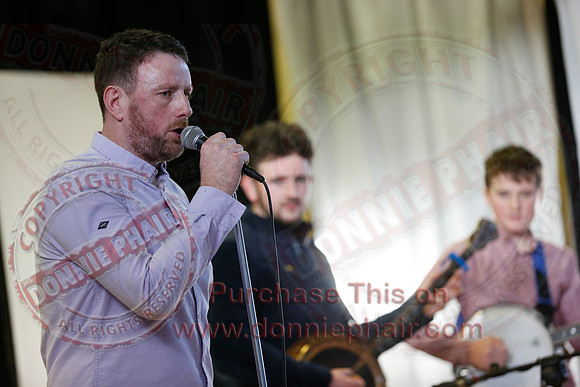 The Whsitlin' Donkeys performing at St. Kevin's College.