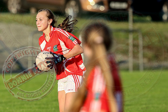 Newtownbutler (0-6) V St. Pat's Donagh (0-5) in U16 Ladies GAA Football League Division 2 Final.