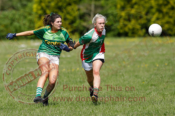Lisnaskea V Irvinestown in Ladies 9-a-side GAA Football-1