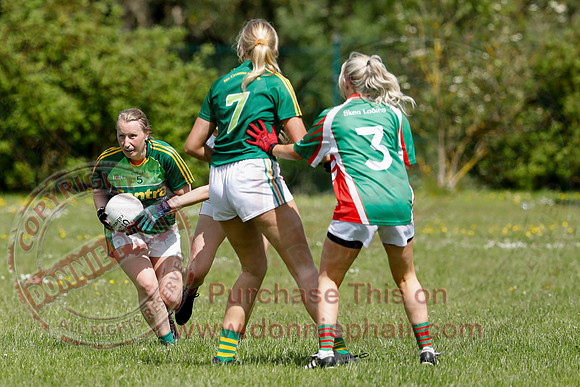 Lisnaskea V Irvinestown in Ladies 9-a-side GAA Football-3
