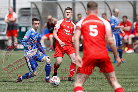 Enniskillen Rangers (3) V Derrychara (1) in Abraham Cup Football-7-2