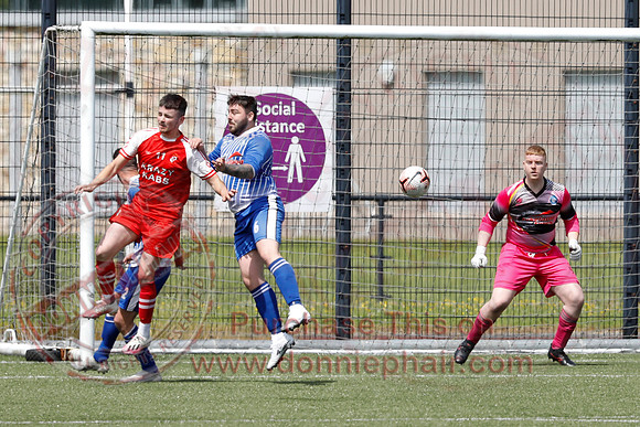 Enniskillen Rangers (3) V Derrychara (1) in Abraham Cup Football-7-5