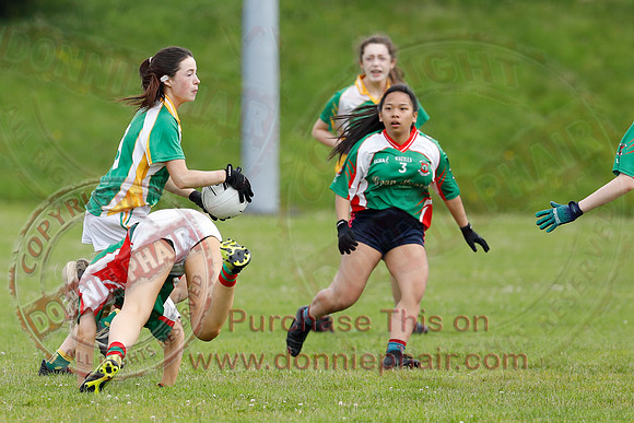 Lisnaskea (3-10) V Knockninny (4-14) in Ladies 9-a-side GAA Football-1