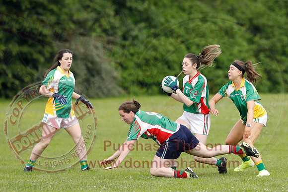 Lisnaskea (3-10) V Knockninny (4-14) in Ladies 9-a-side GAA Football-11