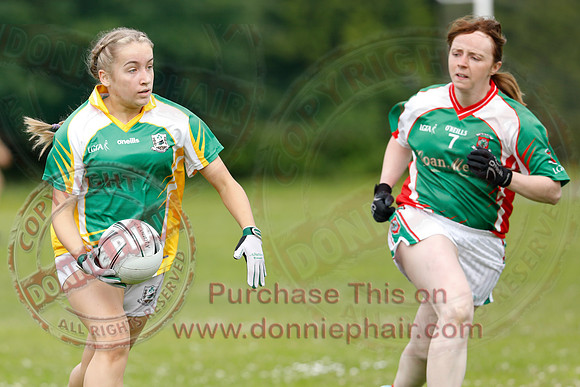 Lisnaskea (3-10) V Knockninny (4-14) in Ladies 9-a-side GAA Football-13