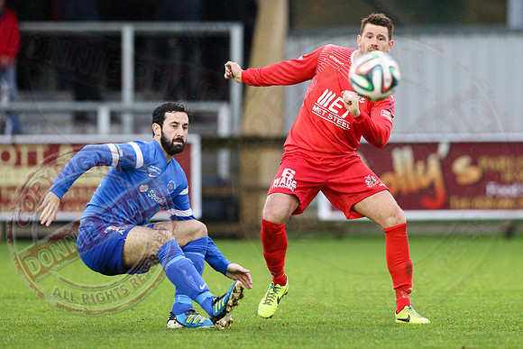 Ballinamallard United (0) v Portadown (2) in Danske Bank IFA Premier League.