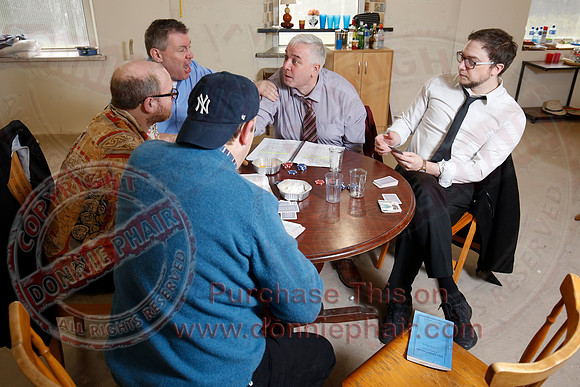 Enniskillen Amateur Dramatic Society Rehearsing The Odd Couple-6