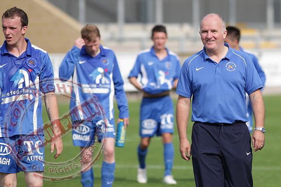 Ballinamallard FC V Dungannon Swifts in IFL Premium League Game.