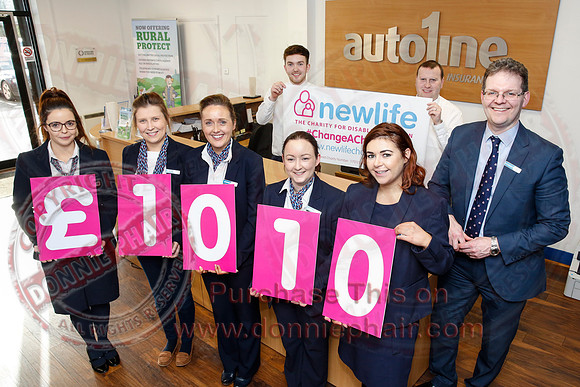 Cheque Presentation from Autoline Insurance Group to Newlife Charity-1