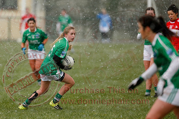 Fermanagh (3-10) V Louth (2-05) in Ladies National GAA Football League, Division Four.-21