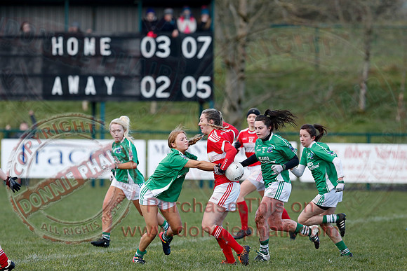 Fermanagh (3-10) V Louth (2-05) in Ladies National GAA Football League, Division Four.-55