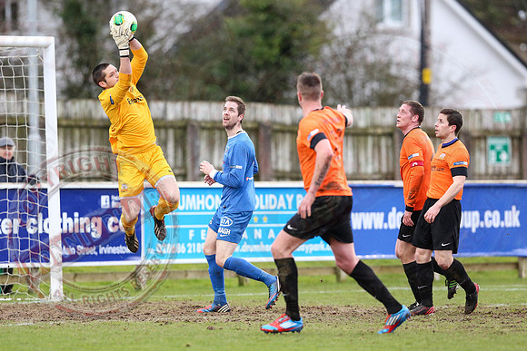 Ballinamallard United (0) V Glenavon (3) in The Irish Cup.