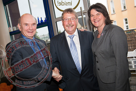 Northern Ireland Finance Minister Sammy Wilson MP meets local Business Representatives in the Clinton Centre, Enniskillen.