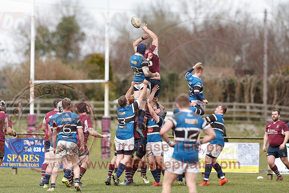 Enniskillen 1st XV (6) V Coleraine 1st XV (0) in Ulster Rugby Championship Division One-27