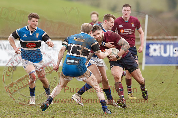 Enniskillen 1st XV (6) V Coleraine 1st XV (0) in Ulster Rugby Championship Division One-34