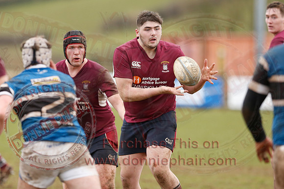 Enniskillen 1st XV (6) V Coleraine 1st XV (0) in Ulster Rugby Championship Division One-42