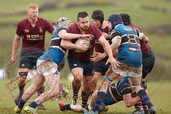 Enniskillen 1st XV (6) V Coleraine 1st XV (0) in Ulster Rugby Championship Division One-53